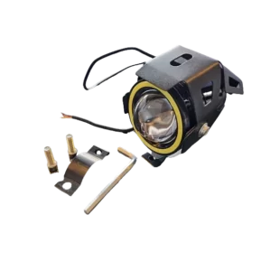 Universal LED Spot Light Black with Yellow Angel Ring