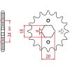 front-sprocket-15t-428 Front Sprocket 15T 428