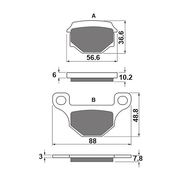 Brake Pads – FA193 (disc)