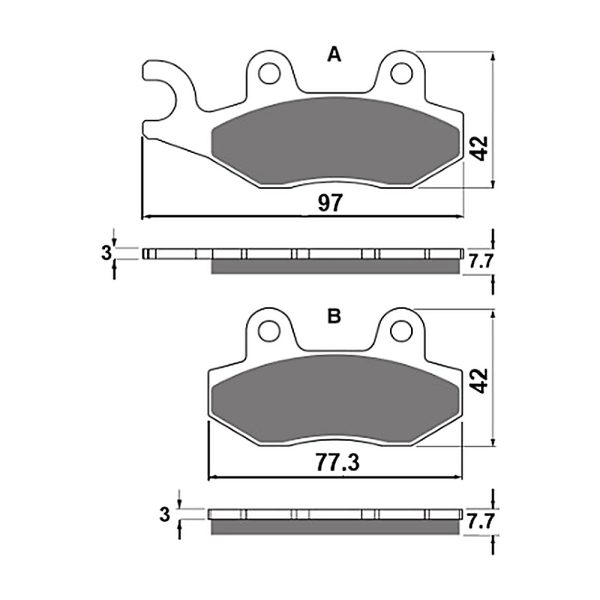 Brake Pads – FA135 (disc)