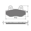 mrbikes-249-1 Brake Pads – FA86 (disc)