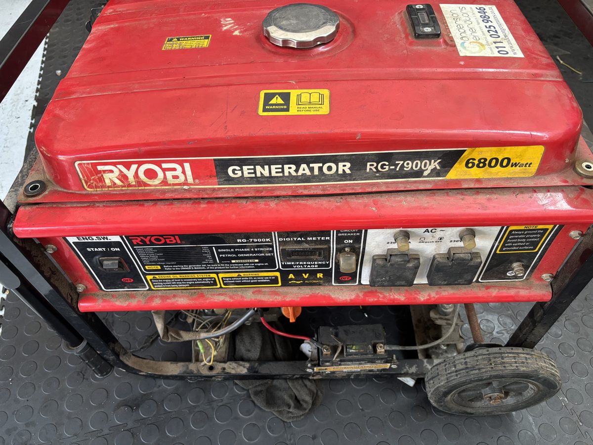 Generator engine overhaul at Mr Bikes