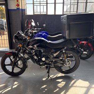 nippon-150-full-package-main Nippon 150 motorcycle with large lockable rear delivery box fitted